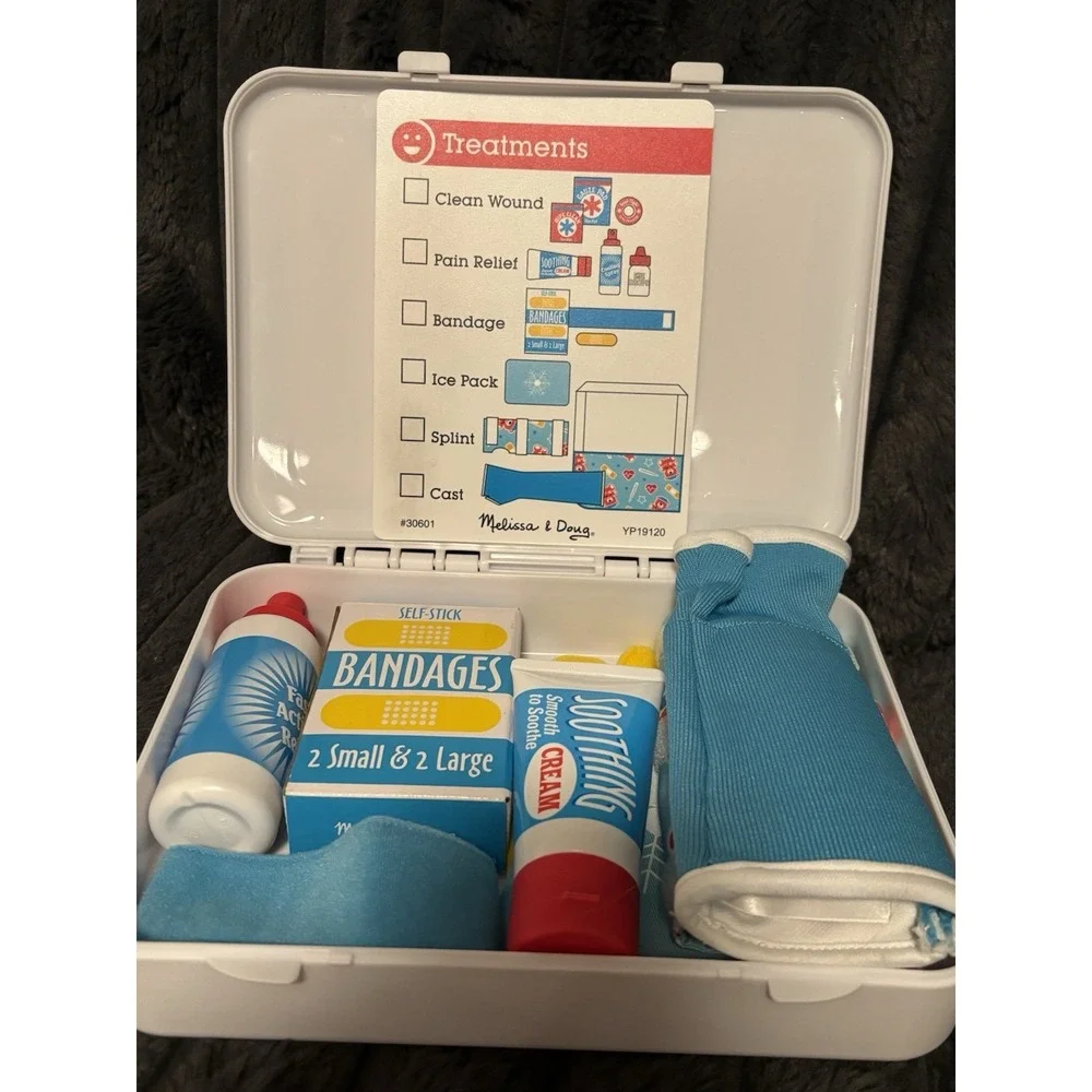Melissa Doug Get Well Doctor's Play Set Pretend Medical Accessories Not Complete